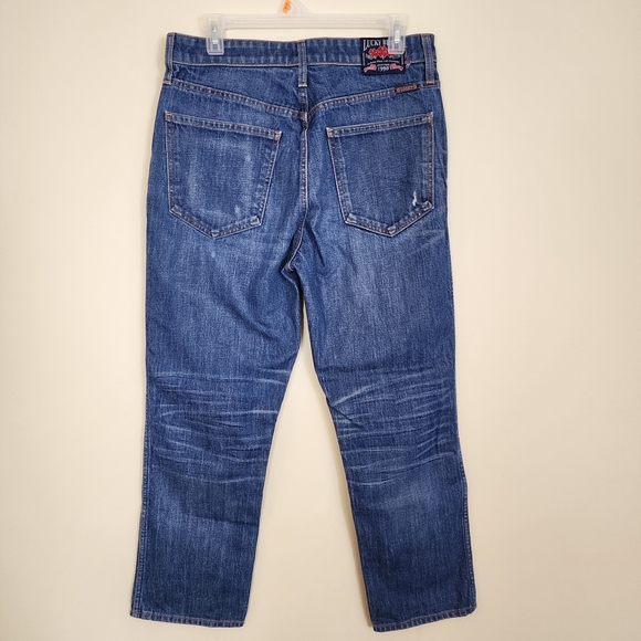RARE VINTAGE Lucky Brand Clover Edition Taper High Rise Jeans Size 30 - Picture 6 of 16